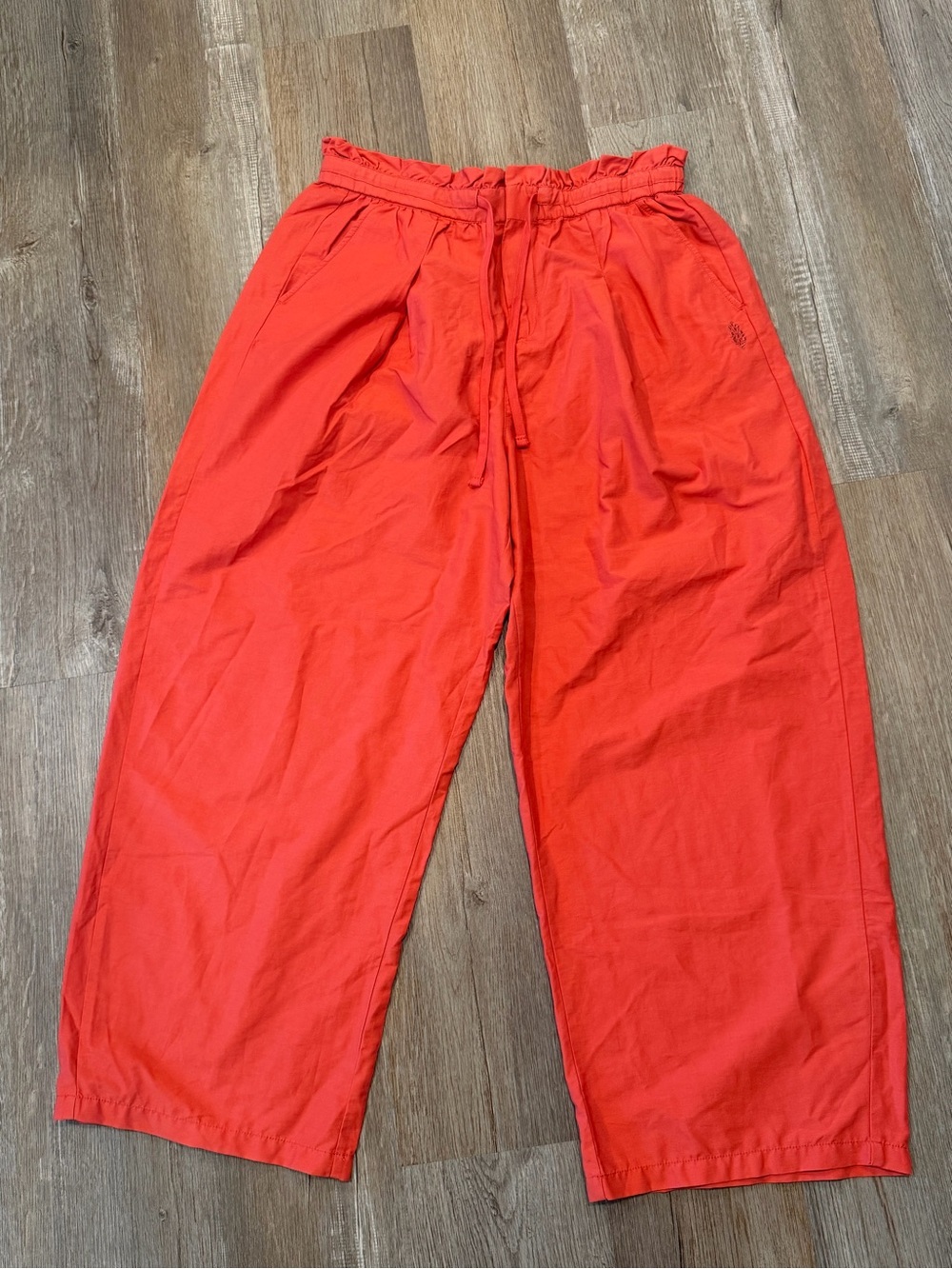 FP Movement by Free People Red Wide-Leg Drawstring Pants
